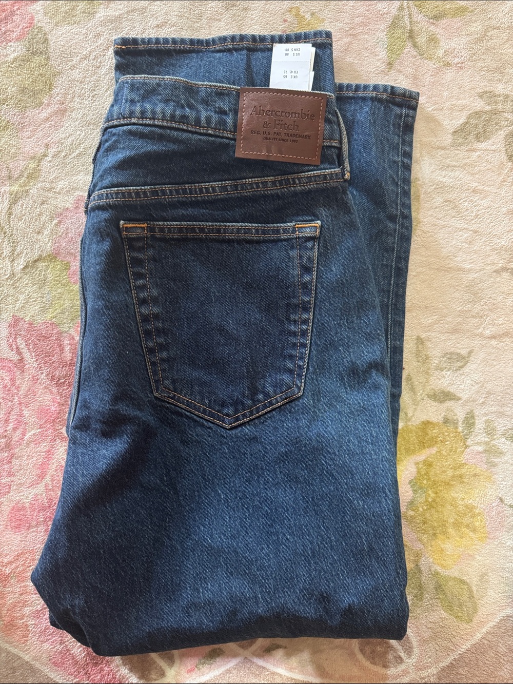 Abercrombie & Fitch Vintage Stretch Athletic Straight Jeans